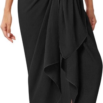 Women Swimsuit Cover Up,Beach Sarong Wrap Bottom Coverup for Women Short Skirt