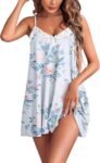 Women Lace Nightgown Sexy Spaghetti Strap Cami Sleeveless Chemise Sleepwear Sleep Dress